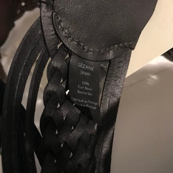 Sezane Black Belt NWT - Picture 3 of 3